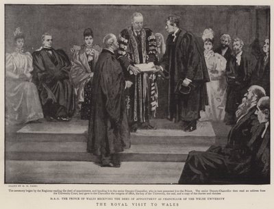 La visite royale au Pays de Galles - Henry Marriott Paget